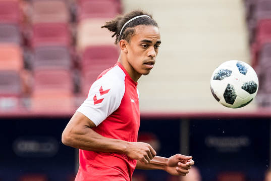 Yussuf Yurary Poulsen of Denmark