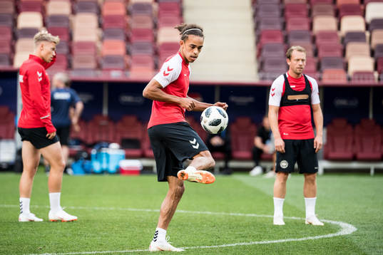 Yussuf Yurary Poulsen of Denmark