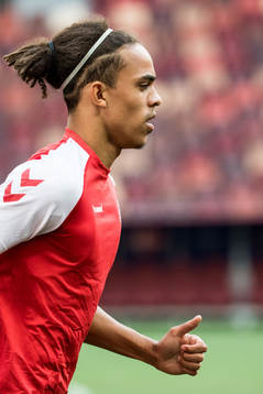 Yussuf Yurary Poulsen of Denmark