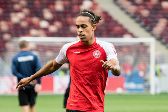 Yussuf Yurary Poulsen of Denmark