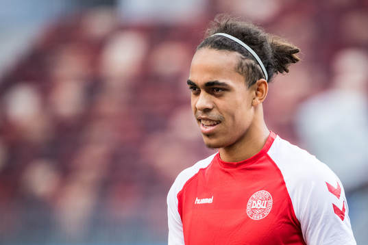 Yussuf Yurary Poulsen of Denmark