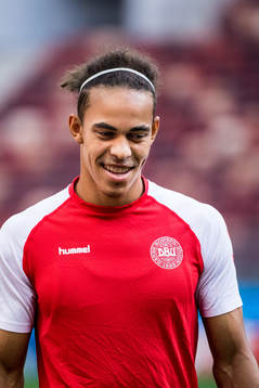 Yussuf Yurary Poulsen of Denmark