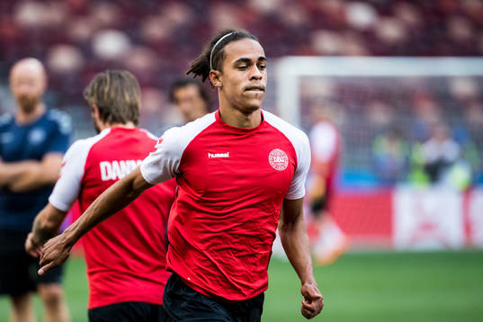 Yussuf Yurary Poulsen of Denmark