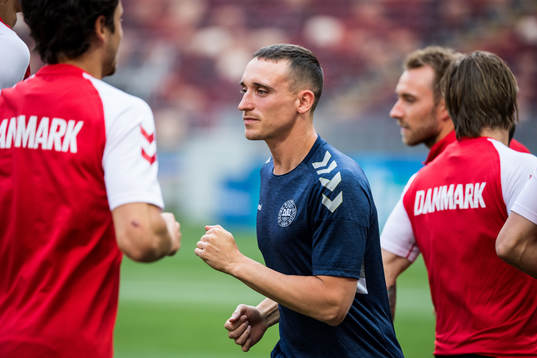 Physio Ben Rosen of Denmark