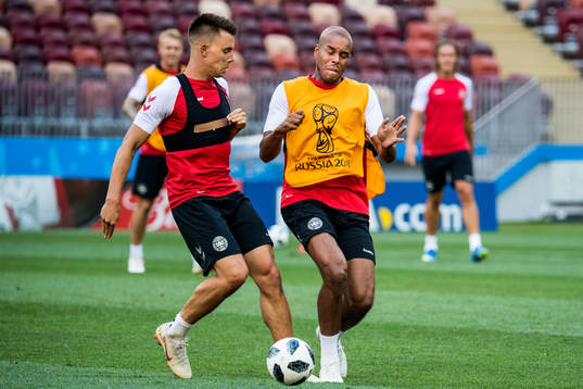 Jonas Knudsen and Zanka Jørgensen of Denmark