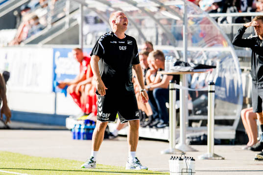 Dag-Eilev Fagermo, head coach of Odd, reacts
