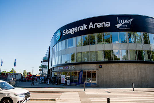 General view of Skagerak Arena