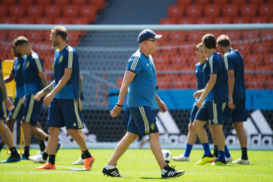Head coach Janne Andersson of the Swedish national football