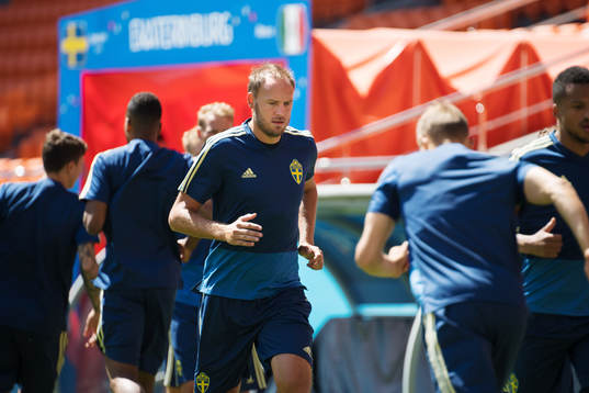Andreas Granqvist of the Swedish national football team at