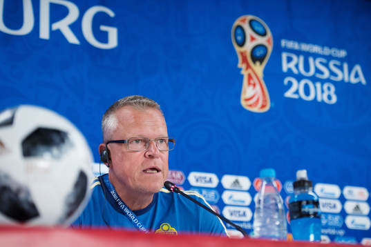 Head coach Janne Andersson of the Swedish national football