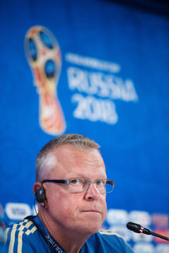 Head coach Janne Andersson of the Swedish national football