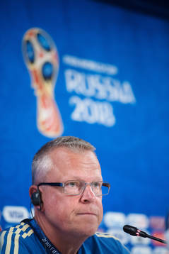 Head coach Janne Andersson of the Swedish national football
