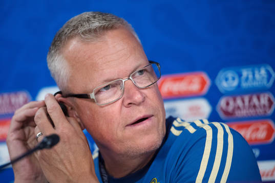 Head coach Janne Andersson of the Swedish national football