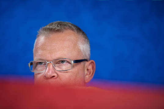 Head coach Janne Andersson of the Swedish national football