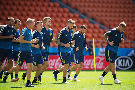 Emil Krafth, Filip Helander, Pontus Jansson and John