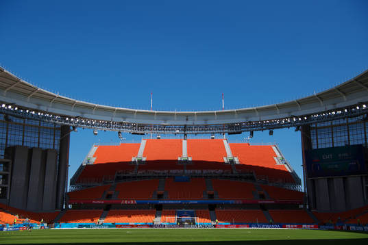 Interior view of Ekaterinburg Arena