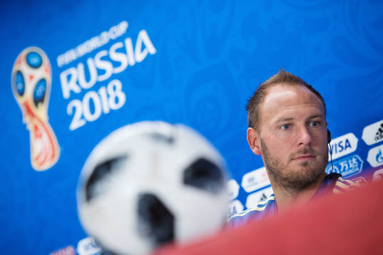 Andreas Granqvist of the Swedish national football team at