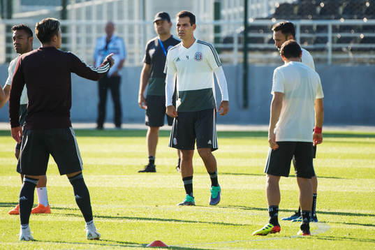 Rafael Marquez of the Mexican national football team at a