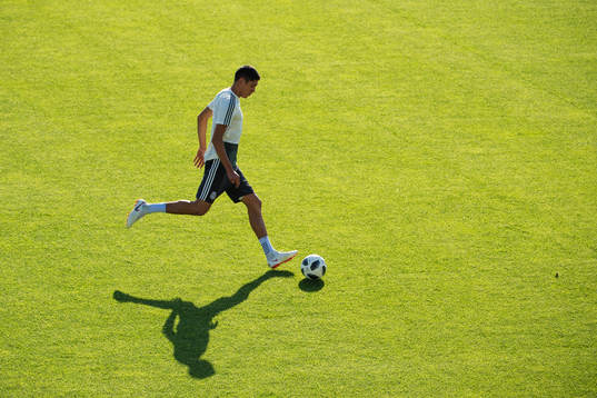Edson Alvarez of the Mexican national football team at a