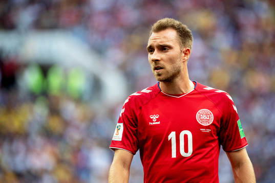 Christian Eriksen of Denmark