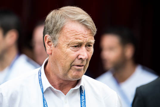 Head coach Åge Hareide of Denmark prior the FIFA World Cup