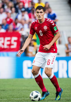 Andreas Christensen of Denmark