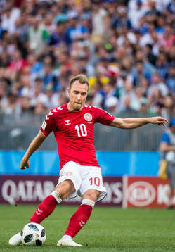 Christian Eriksen of Denmark