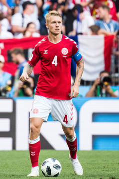 Simon Kjaer of Denmark