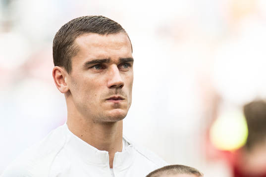 Antoine Griezmann of France prior the FIFA World Cup group