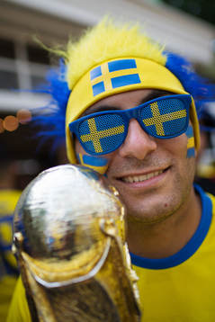 A Swedish fan