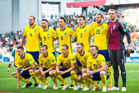 Andreas Granqvist, Marcus Berg, Albin Ekdal, Victor Nilsson