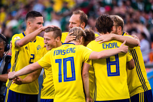 Mikael Lustig, Viktor Claesson, Andreas Granqvist, Emil