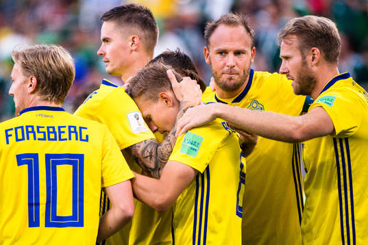 Mikael Lustig, Victor Nilsson Lindelöf, Andreas Granqvist,