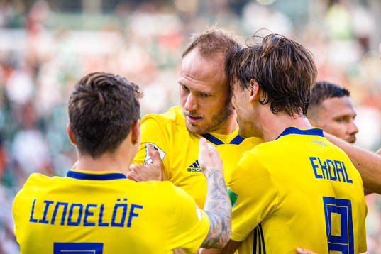 Andreas Granqvist of Sweden the 0-2 goal
