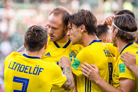 Andreas Granqvist of Sweden the 0-2 goal