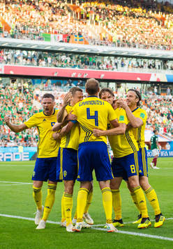 Marcus Berg, Viktor Claesson, Andreas Granqvist, Albin