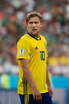 Emil Forsberg of Sweden