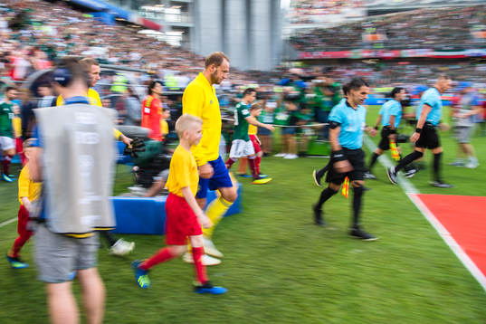 Andreas Granqvist of Sweden prior the FIFA World Cup group