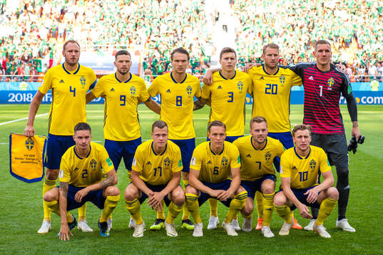 Andreas Granqvist, Marcus Berg, Albin Ekdal, Victor Nilsson