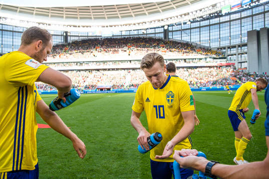 Emil Forsberg of Sweden prior the FIFA World Cup group