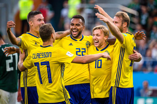 Mikael Lustig, Isaac Kiese Thelin, Viktor Claesson, Emil