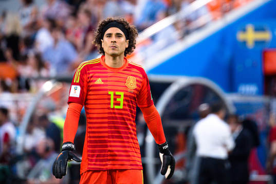 goalkeeper Guillermo Ochoa of Mexico