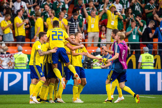 Viktor Claesson of Sweden celebrates
