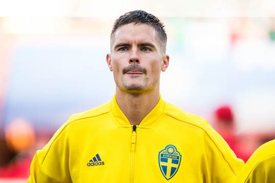 Mikael Lustig of Sweden prior the FIFA World Cup group