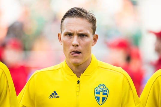 Ludwig Augustinsson of Sweden prior the FIFA World Cup