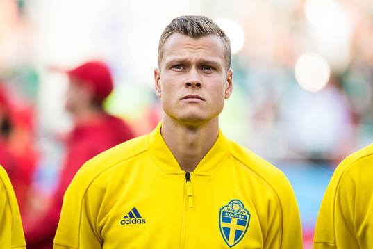 Viktor Claesson of Sweden prior the FIFA World Cup group