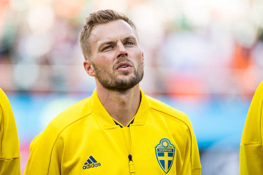 Sebastian Larsson of Sweden prior the FIFA World Cup group
