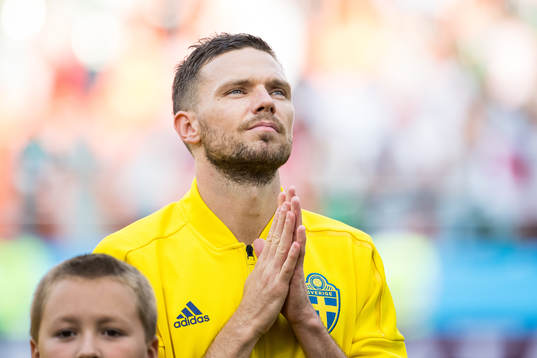 Marcus Berg of Sweden prior the FIFA World Cup group stage
