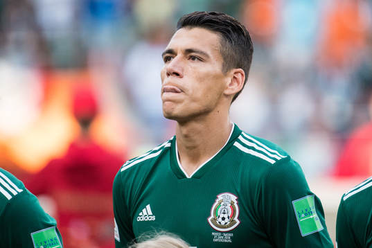 Hector Moreno of Mexico prior the FIFA World Cup group