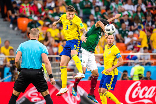 Victor Nilsson Lindelöf of Sweden and Jesus Corona of